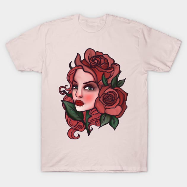 rose T-Shirt by kokodiablo